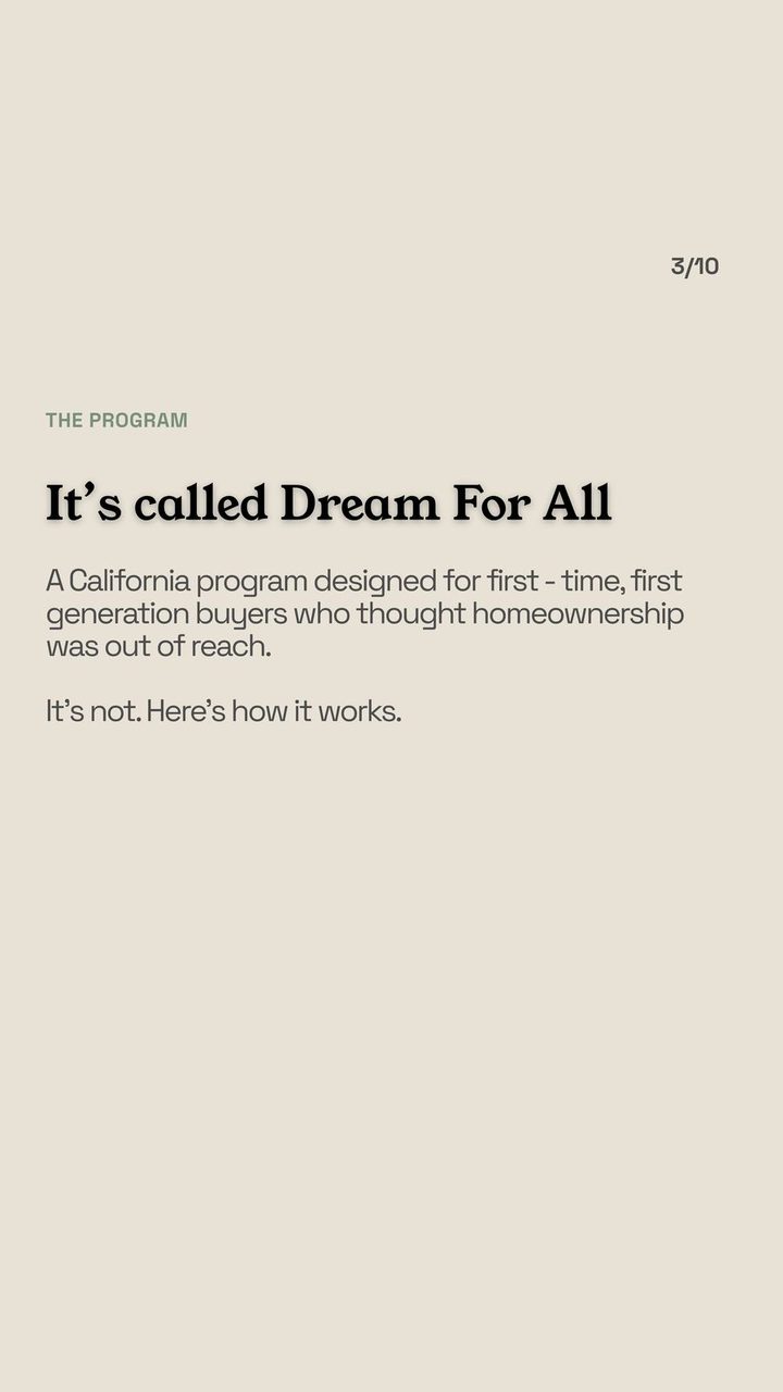 dream for all carousel, slide 3
