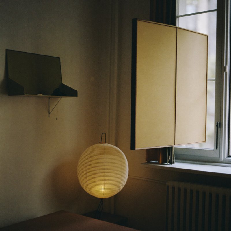 purpose — akari lamp at dawn