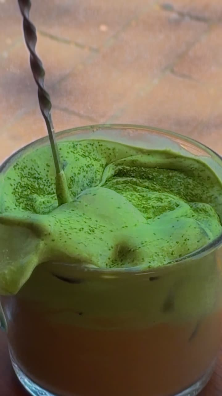 iced matcha macro